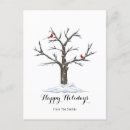 Recherche de oiseaux de noël cartes postales Blanc