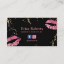 Suche nach rosa lippen visitenkarten Make up künstler