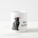 Recherche de le chat dans le chapeau tasses Halloween