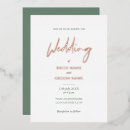 Suche nach rose gold hochzeits einladungen Schrift