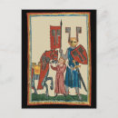 Recherche de peinture médiévale cartes postales Chevalier