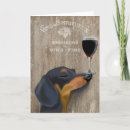 Recherche de wine vœux cartes Dogs and wine