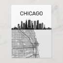 Recherche de horizon de chicago Silhouette