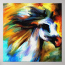 Recherche de cheval abstrait posters Moderne