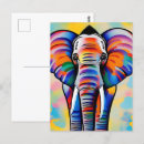 Suche nach afrikanische safari postkarten Elefant