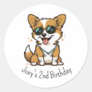 Recherche de anniversaire de corgi autocollants Merci