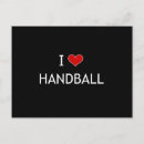 Recherche de handballers cartes postales Sport