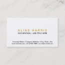 Recherche de classes cartes visite Affaires