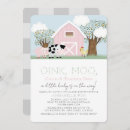 Recherche de ferme baby shower invitations Baryton