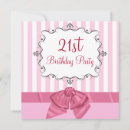 Recherche de rayures roses et blanches invitations Pour elle