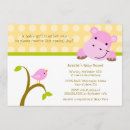 Suche nach flusspferd einladungen Babyparty
