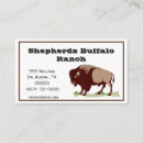 Suche nach amerikanischer bison visitenkarten Land