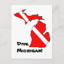 Suche nach michigan flagge postkarten Taucher