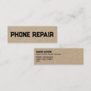 Recherche de téléphone mobile cartes visite Réparation de téléphone