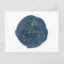Recherche de horoscope cartes postales Aquarelle