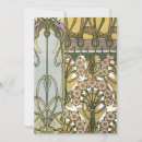 Recherche de mucha vintage invitations Nouveau
