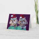 Recherche de shih tzu christmas vœux cartes Adorable