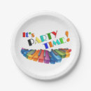 Suche nach regenbogenfarben teller Party