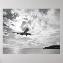 Suche nach flugzeug schwarz weiß poster Fliegen