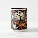 Recherche de batte de halloween tasses Citrouille