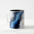 Recherche de motif marbre tasses Blanc