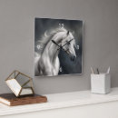 Recherche de cheval blanc horloges Chevaux