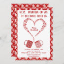 Recherche de café de noël invitations Rouge