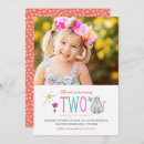 Recherche de 2nd anniversaire invitations Girl