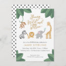 Recherche de de bébé anniversaire invitations Animaux de la jungle