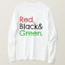 Recherche de vert rouge tshirts Afro américain