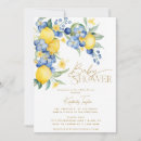 Recherche de la toscane invitations Citrons aquarelles