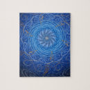 Suche nach wasser puzzle Blau