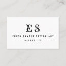 Suche nach tattoo shop visitenkarten Modern