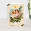 Recherche de vintage angel christmas vœux cartes Cherub
