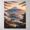 Suche nach japanische berge poster Malerei