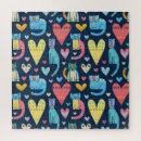 Suche nach vintage katzen puzzle Muster