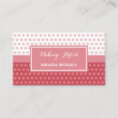 Recherche de pois rose cartes visite Girly