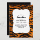 Recherche de tigre orange invitations Motif