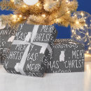 Recherche de ours gris papier cadeau Noël