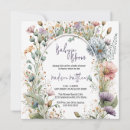 Recherche de fleurs en aquarelle invitations Mother to be