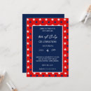 Recherche de bannière étoilée invitations Fête de l'indépendance