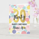 Suche nach der 30 der frau für sie geburtstag karten Elegant