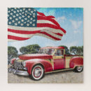 Recherche de voiture rouge puzzles Vieux
