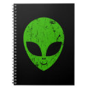 Recherche de extraterrestre carnets Vert