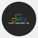 Recherche de comprendre autocollants Acceptation autiste