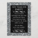 Recherche de new years eve invitations Argent