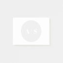 Recherche de en filigrane post its Monogramme