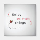 Recherche de petites choses magnets Inspiré