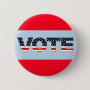 Recherche de blanc et bleu rouges badges Élections