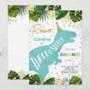Suche nach dino geburtstag einladungen Dinosaurier party